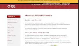 
							         Disbursement - Financial Aid - Yakima Valley College								  
							    