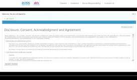 
							         Disclosure, Consent, Acknowledgment and Agreement - Taleo								  
							    