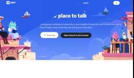 
							         Discord — Free Voice and Text Chat for Gamers								  
							    