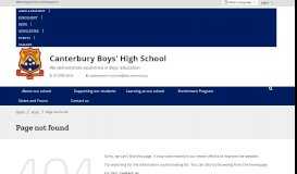 
							         DISCOVER APRIL & MAY 2017 @ CBHS - Canterbury Boys High ...								  
							    