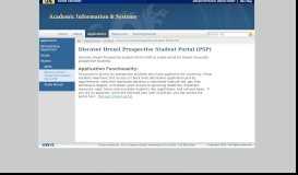 
							         Discover Drexel Prospective Student Portal PSP | Academic ...								  
							    
