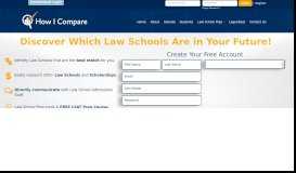 
							         Discover Which Law Schools Are in Your Future! - How I Compare								  
							    