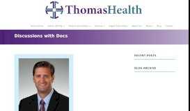 
							         Discussions with Docs - Thomas Health System								  
							    