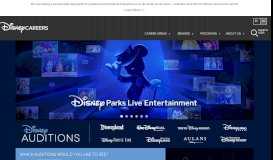 
							         Disney Auditions - Disney Careers								  
							    