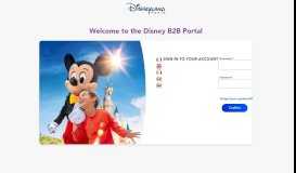
							         Disney® b2b portal								  
							    