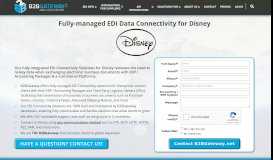 
							         Disney Fully-managed EDI | B2BGateway								  
							    