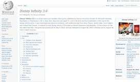 
							         Disney Infinity 3.0 - Wikipedia								  
							    