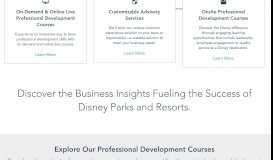
							         Disney Institute: Professional Development & Leadership Training								  
							    