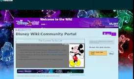 
							         Disney Wiki:Community Portal | Disney Wiki | FANDOM powered by ...								  
							    