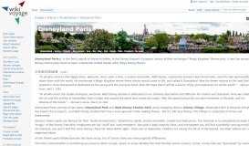 
							         Disneyland Paris – Travel guide at Wikivoyage								  
							    
