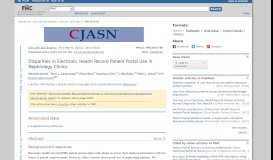
							         Disparities in Electronic Health Record Patient Portal Use in ... - NCBI								  
							    