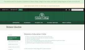 
							         Distance Education FAQs | Distance Education | Cañada College								  
							    
