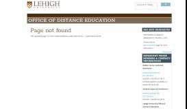 
							         Distance Education ID Card | Office of Distance Education								  
							    