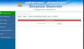 
							         Distance Education (Off Campus) - Annamalai University								  
							    