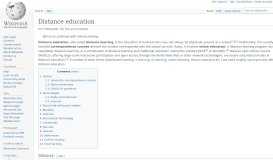 
							         Distance education - Wikipedia								  
							    