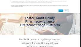 
							         DistillerSR for Pharmacovigilance | Systematic Review and ...								  
							    