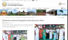 
							         Distribution of special Pongal gift and priceless Saree, Dhoti ...								  
							    
