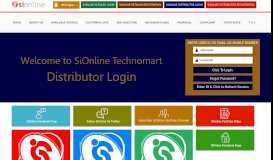 
							         Distributor Login - SiOnline | sionline | sionline multi recharge ...								  
							    