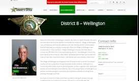 
							         District 8 - Wellington - Palm Beach County Sheriff's Office								  
							    