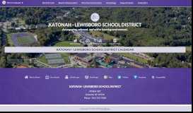 
							         District Calendar - Katonah - Lewisboro School District								  
							    