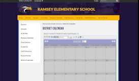
							         District Calendar - Montevideo Public Schools - Ramsey Elementary ...								  
							    