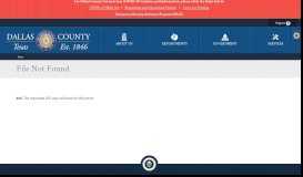 
							         District Clerk | Records Information - Dallas County								  
							    