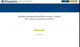 
							         District Convention - Minnesota-Dakotas - Kiwanis International								  
							    