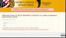 
							         District Council 21 Benefit Funds								  
							    