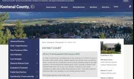 
							         District Court | Kootenai County, ID								  
							    