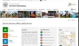
							         District Election Officer (DEO) Portal | District Prayagraj, Government of ...								  
							    