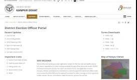 
							         District Election Officer Portal | Kanpur Dehat Uttar Pradesh Government								  
							    