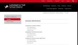 
							         District Information / Homepage - Lackawanna Trail School District								  
							    