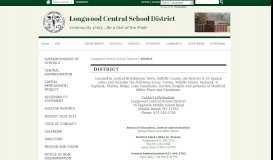 
							         District - Longwood Central School District								  
							    