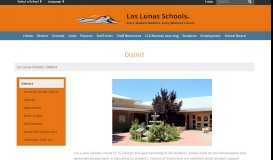 
							         District - Los Lunas Schools								  
							    