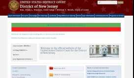 
							         District of New Jersey | United States District Court								  
							    