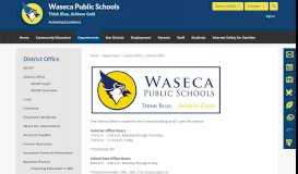 
							         District Office - Waseca Public Schools								  
							    