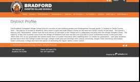 
							         District Profile - Bradford Exempted Village Schools								  
							    