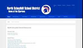 
							         District Resources - North Schuylkill School District - Home of the ...								  
							    