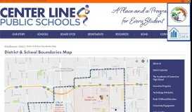 
							         District & School Boundaries Map - Miscellaneous - Center Line Public ...								  
							    