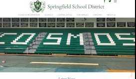 
							         District « Springfield School District								  
							    