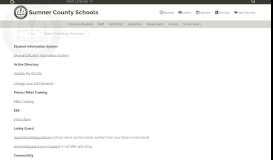 
							         District Technology Bookmarks - Sumner County Schools								  
							    