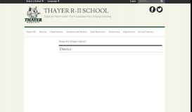 
							         District - Thayer R-II School								  
							    