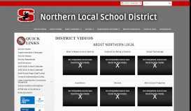
							         District Videos - Northern Local School District								  
							    
