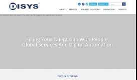 
							         DISYS | Global Staffing, IT Consulting & Managed Services Firm								  
							    