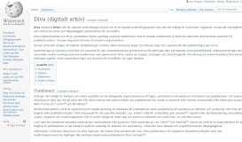
							         Diva (digitalt arkiv) – Wikipedia								  
							    