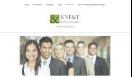 
							         Diversity Search | KNF&T Staffing Resources								  
							    