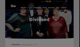 
							         Dividend – ITV plc								  
							    