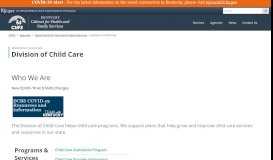 
							         Division of Child Care - Cabinet for Health and Family Services								  
							    