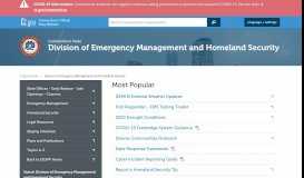 
							         Division of Emergency Management and Homeland Security - CT.gov								  
							    