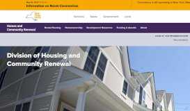 
							         Division of Housing and Community Renewal | Homes and ...								  
							    